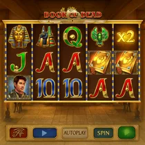 VeloBet - Book of Dead Slot Game - Play'n GO