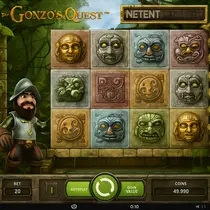 VeloBet - Gonzo's Quest Slot Game - NetEnt